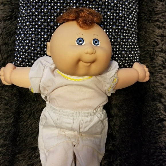 SOLD 1988 Cabbage Patch Kids Baby Doll w/ Yarn Hair - Picture 3 of 5